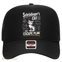Schrodinger's Cat Escape Plan Funny School Hat thumb 0