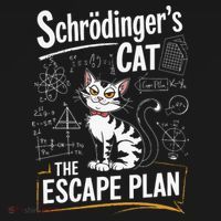 Schrodinger's Cat Escape Plan Funny School Toddler T-Shirt thumb 4