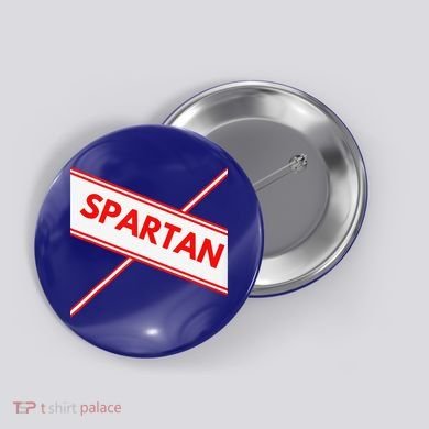Spartan Cheerleader Easy Halloween Costume Design Button