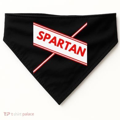 Spartan Cheerleader Easy Halloween Costume Design USA-Made Doggie Bandana