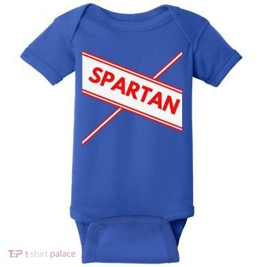 Spartan Cheerleader Easy Halloween Costume Design Baby Bodysuit
