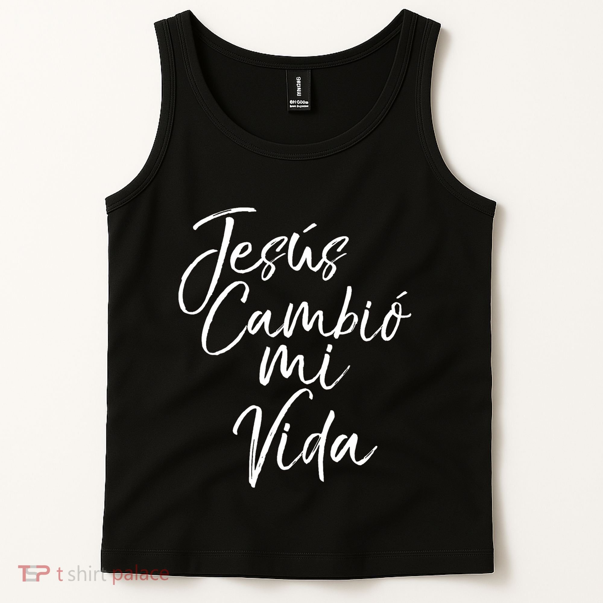 Spanish Christian EspañOl Bible Verse JesúS Cambió Mi Vida Tank Top