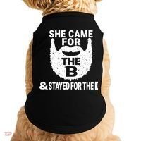 She Came For The B And Stayed For The D Funny Beard Doggie Tank thumb 0