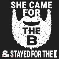 She Came For The B And Stayed For The D Funny Beard Hat thumb 2