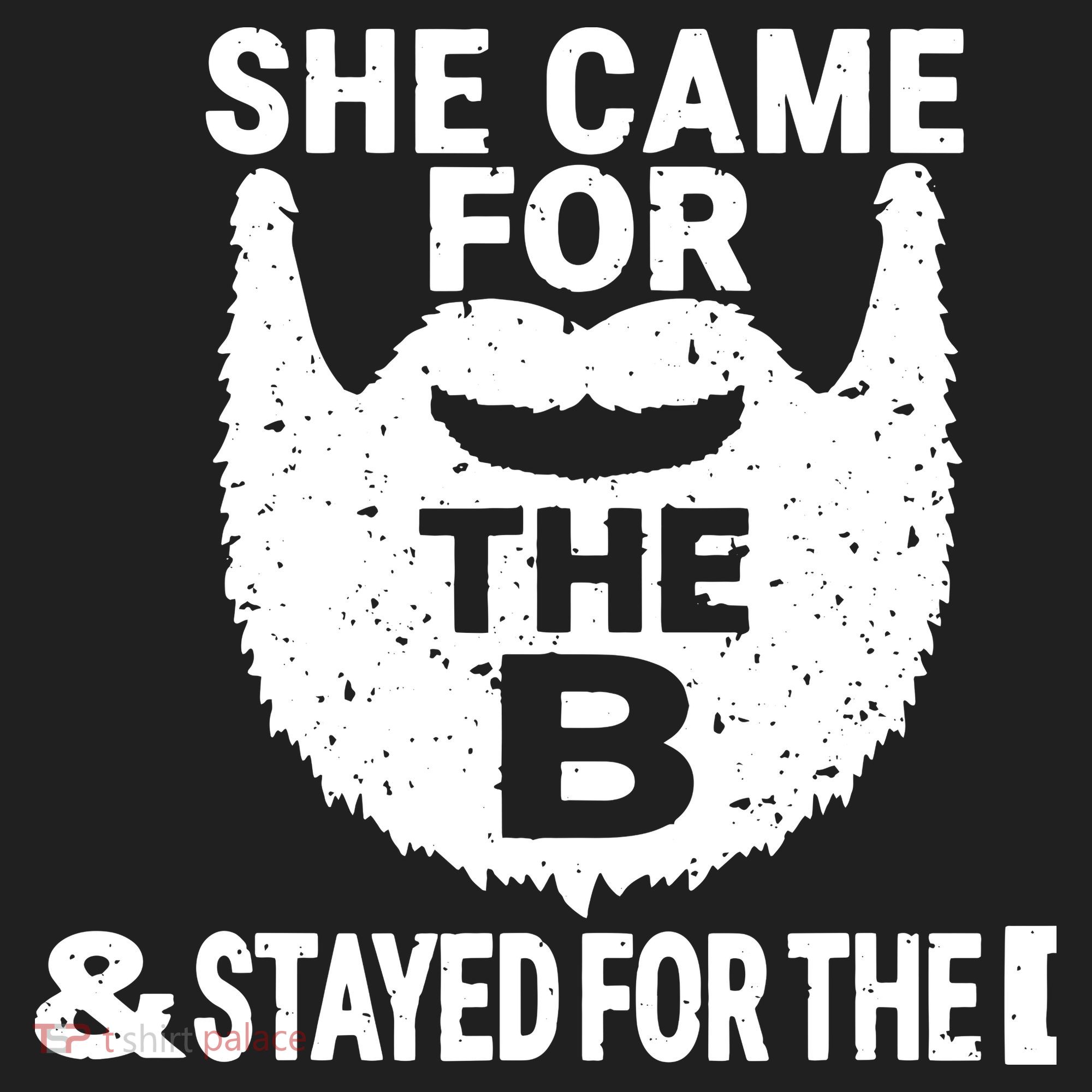 She Came For The B And Stayed For The D Funny Beard Golf Towel
