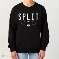 Split Croatia Flag Women's Sweatshirt thumb 0