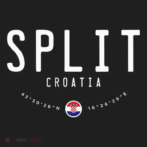 Split Croatia Flag Women's Sweatshirt