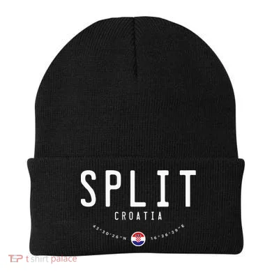 Split Croatia Flag Beanie