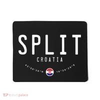 Split Croatia Flag Mousepad thumb 0