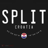 Split Croatia Flag Ornament thumb 1