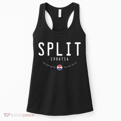 Split Croatia Flag Women's Tank Top