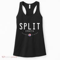 Split Croatia Flag Women's Tank Top thumb 0