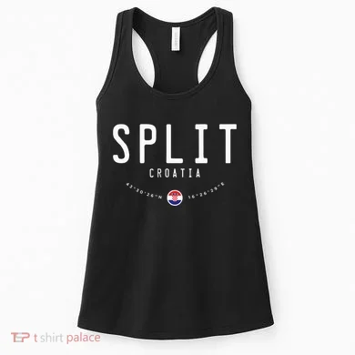 Split Croatia Flag Women's Tank Top