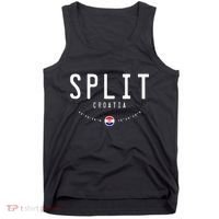 Split Croatia Flag Tank Top thumb 0