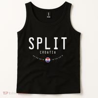Split Croatia Flag Tank Top thumb 2