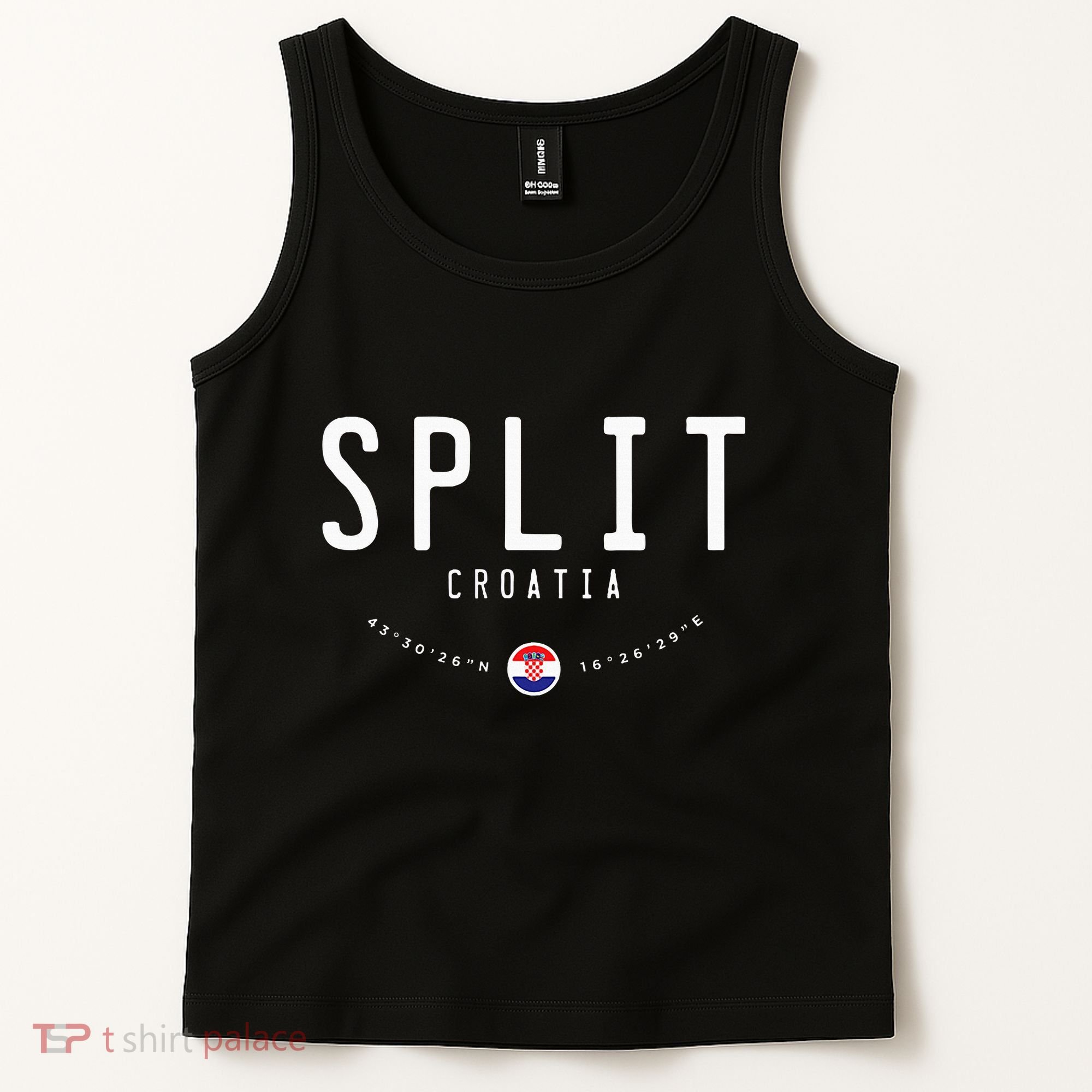 Split Croatia Flag Tank Top