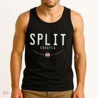 Split Croatia Flag Tank Top thumb 3