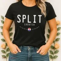 Split Croatia Flag Women's T-Shirt thumb 2