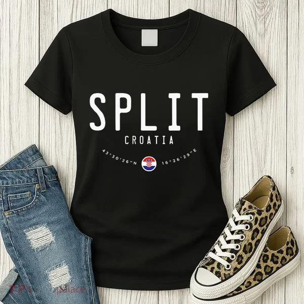 Split Croatia Flag Women's T-Shirt