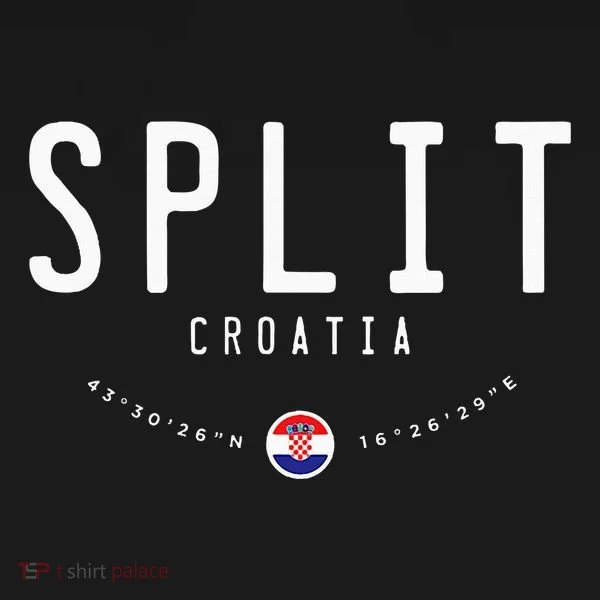 Split Croatia Flag Women's T-Shirt