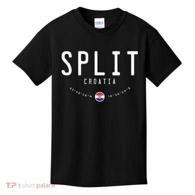 Split Croatia Flag Kids T-Shirt