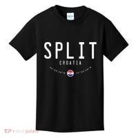 Split Croatia Flag Kids T-Shirt thumb 0