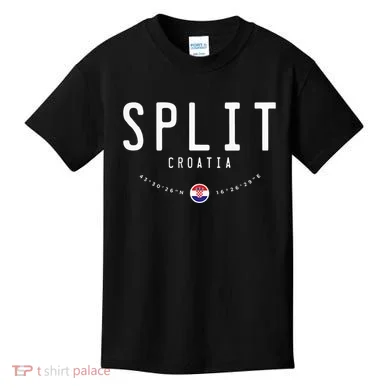 Split Croatia Flag Kids T-Shirt