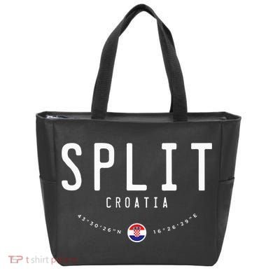 Split Croatia Flag Tote Bag