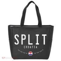Split Croatia Flag Tote Bag thumb 0