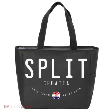 Split Croatia Flag Tote Bag