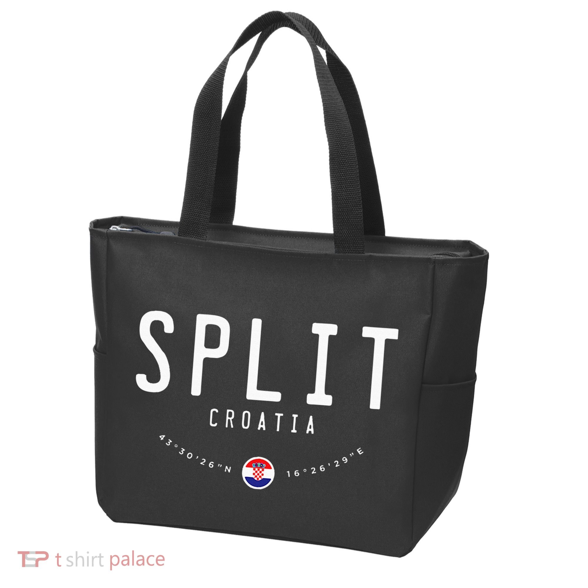Split Croatia Flag Tote Bag