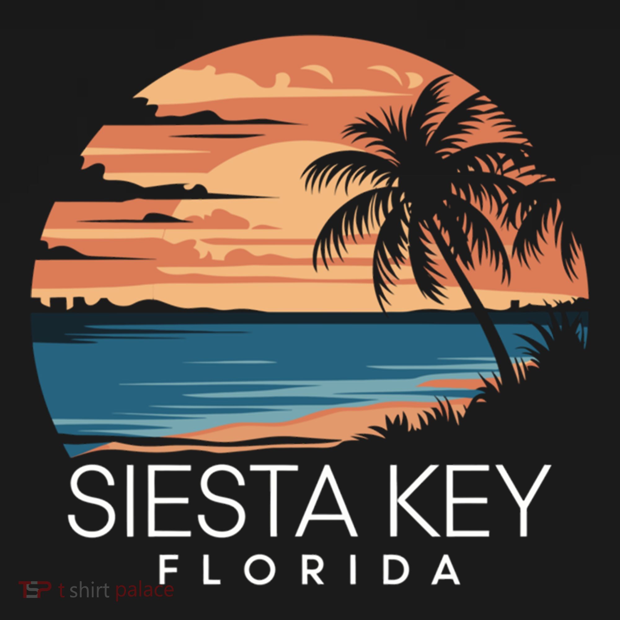 Sarasota County Florida Siesta Key Great Gift USA-Made Doggie Bandana