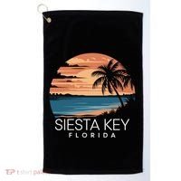 Sarasota County Florida Siesta Key Great Gift Golf Towel thumb 0