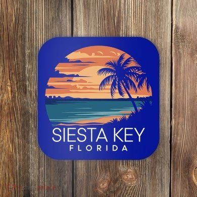 Sarasota County Florida Siesta Key Great Gift Coaster