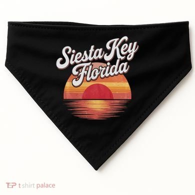 Sarasota County Florida Siesta Key Meaningful Gift USA-Made Doggie Bandana