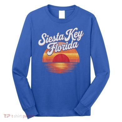 Sarasota County Florida Siesta Key Meaningful Gift Long Sleeve Shirt