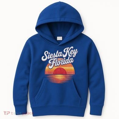 Sarasota County Florida Siesta Key Meaningful Gift Kids Hoodie