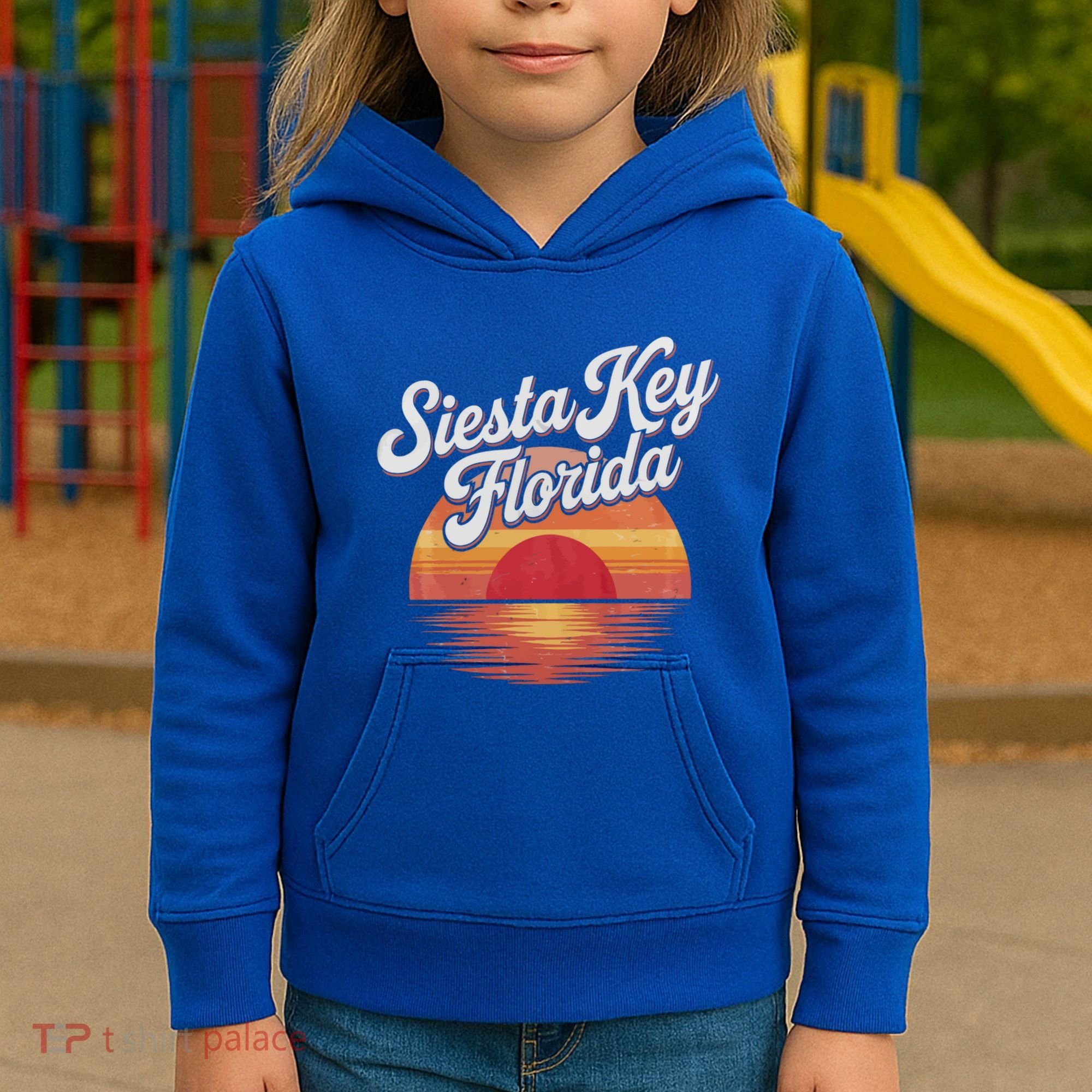 Sarasota County Florida Siesta Key Meaningful Gift Kids Hoodie