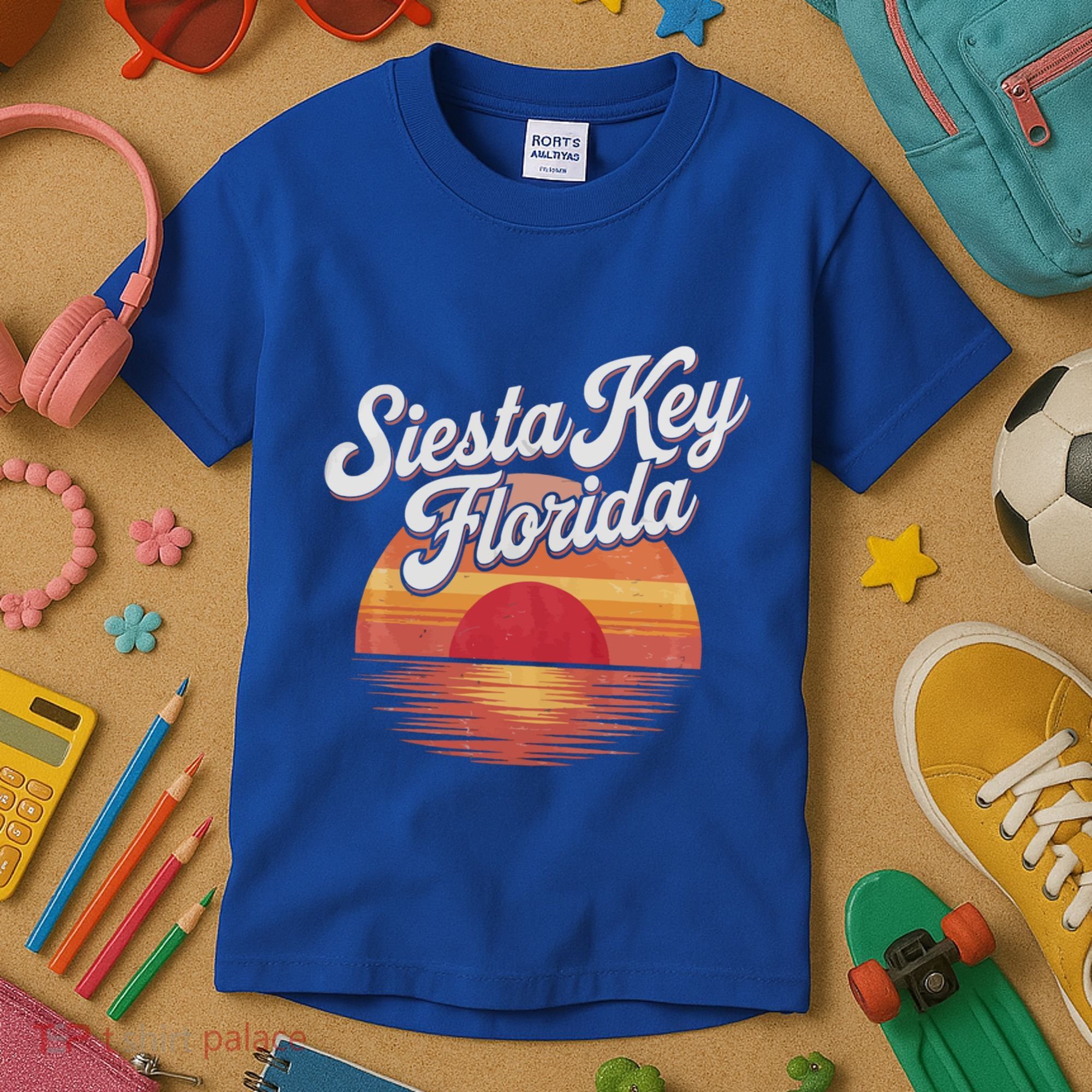Sarasota County Florida Siesta Key Meaningful Gift Kids T-Shirt