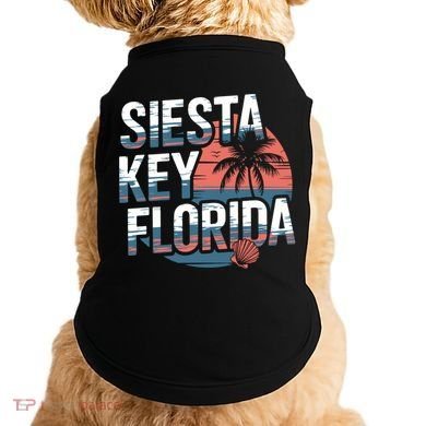 Sarasota County Florida Siesta Key Cute Gift Doggie Tank