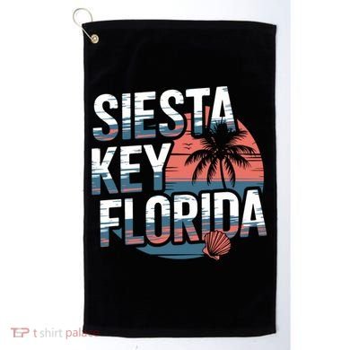 Sarasota County Florida Siesta Key Cute Gift Golf Towel