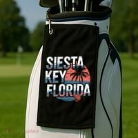 Sarasota County Florida Siesta Key Cute Gift Golf Towel thumb 2