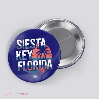 Sarasota County Florida Siesta Key Cute Gift Button