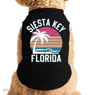 Sarasota County Florida Siesta Key Cute Gift Doggie Tank