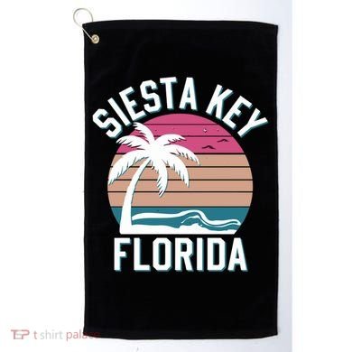 Sarasota County Florida Siesta Key Cute Gift Golf Towel