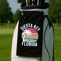 Sarasota County Florida Siesta Key Cute Gift Golf Towel thumb 2