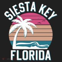 Sarasota County Florida Siesta Key Cute Gift Golf Towel thumb 3