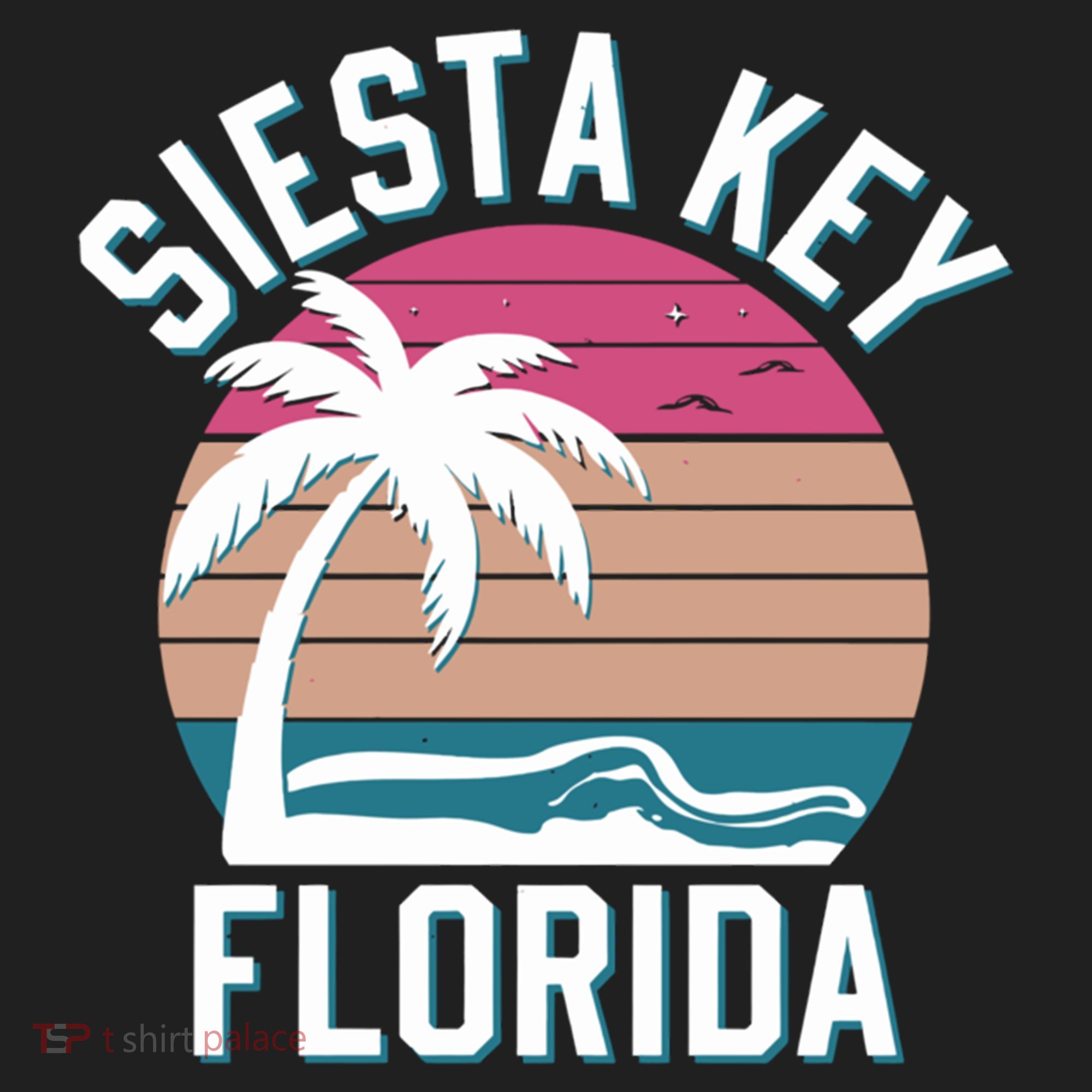Sarasota County Florida Siesta Key Cute Gift Golf Towel