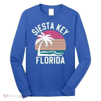 Sarasota County Florida Siesta Key Cute Gift Long Sleeve Shirt