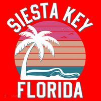 Sarasota County Florida Siesta Key Cute Gift Santa Hat thumb 1
